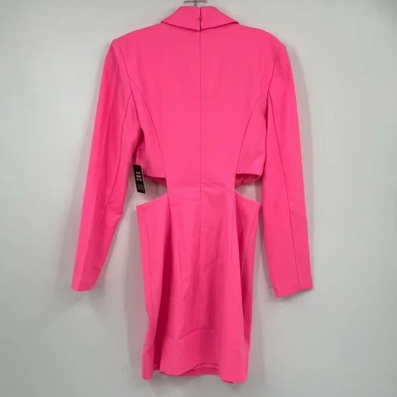 Express Pink Cut Out Blazer Dress | Size XS - Picture 2 of 8